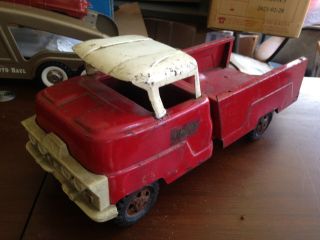 Structo Early 1960s Tin Toy Truck Pickup Service Truck