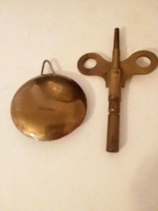 Seth Thomas Mantle Clock No 124 Antique 56 Chime Key Pendulum Chimes READ PLEASE 4