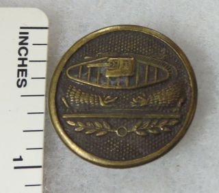 Ww1 Us Army Tank Corps Collar Disk Armored Insignia Vintage