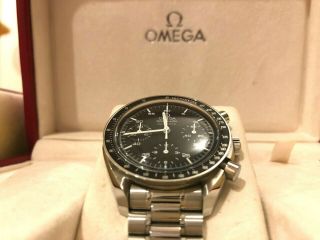 Omega Speedmaster Ref.  3510.  50 Chronograph Black Dial Automatic Men ' s Watch 3