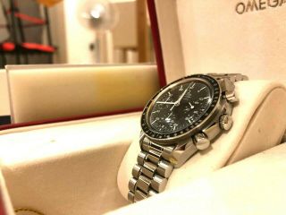 Omega Speedmaster Ref.  3510.  50 Chronograph Black Dial Automatic Men ' s Watch 5