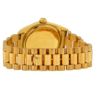 Rolex 1803 Day - Date President Non Quick - Set AM Bracelet 18k Yellow Gold Watch 5