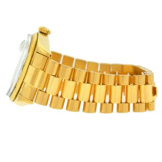 Rolex 1803 Day - Date President Non Quick - Set AM Bracelet 18k Yellow Gold Watch 7