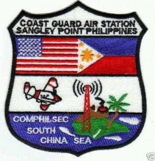 Us Coast Guard Air Station Patch,  Sangley Point Philippines,  Gbnf Y