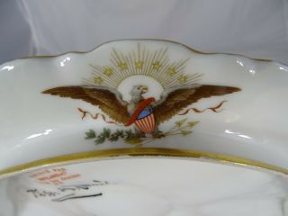 Antique Rutherford B.  Hayes Style White House China Oyster Plate 4