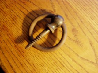 old CAST IRON Horse tie hitching post 2 7/8 