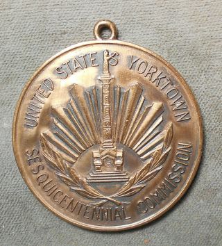 Yorktown Sesquicentennial Commission Celebration 1781 - 1931 Cornwallis Surrender