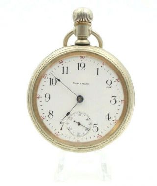 Waltham Model 1883 18s 7 Jewel Pocket Watch Circa 1904 5611 - 9