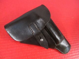 Wwii German Military Leather Holster For Walther Ppk Pistol -