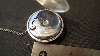 Chesterfield Swiss Alarm Pocket Watch Brevet Cesar Renfer - Abrecht 227383 Parts 4