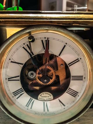 Rare Antique Chess Clock timer W.  E.  Tanner circa 1890 4