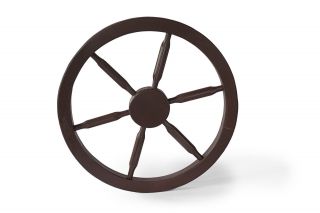 Wooden Cart Wheel - Wooden Wagon Wheel - Home Garden Decorative Wheel 50 Cm