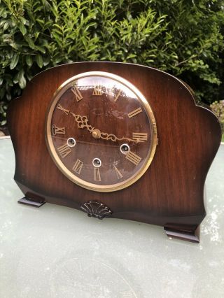 Smiths Antique Art Deco Westminster Chime Mantel Clock.