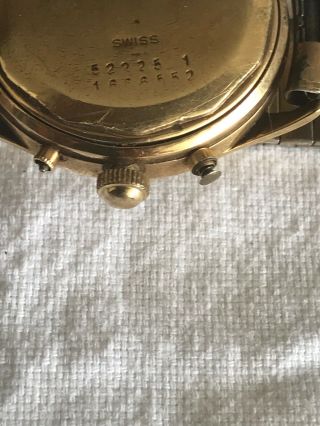 Vintage Universal Geneve Chronograph Wristwatch FOR PARTS/REPAIR 10