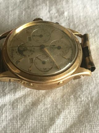 Vintage Universal Geneve Chronograph Wristwatch FOR PARTS/REPAIR 3