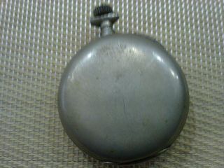 Vintage Antique WWI military trench POCKET WATCH 2