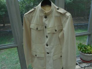 Us Army Ww1 M - 1912 Khaki Cotton Summer Uniform Coat