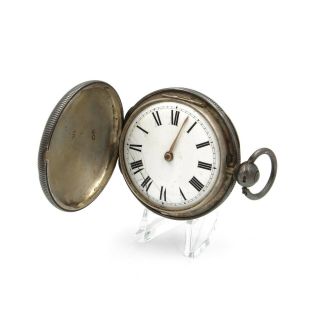 Antique Key Winding Fusee Hastings Pocket Watch W/ London Hallmark 5618 - 1