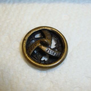 Antique Metal WIZARD OF OZ Picture Button 11/16 