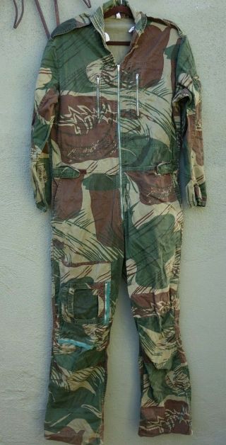 Rhodesian Camo Flight Suit Coveralls Brushstoke