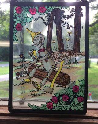 Alice In Wonderland Suncatcher Stained Glass Glassmasters 1969