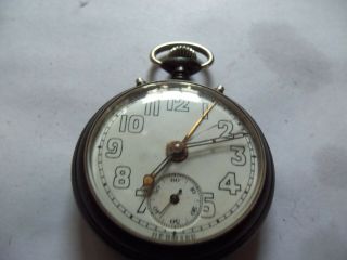 Antique Junghans 16 Size Alarm Pocket Watch