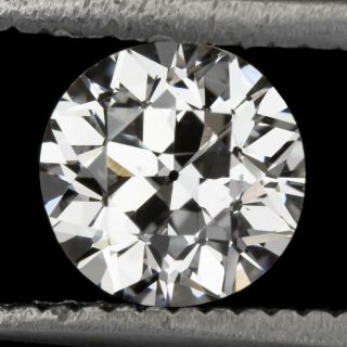 Gia Certified H Si2 0.  60ct 5.  4mm Old European Cut Diamond Vintage Antique Loose