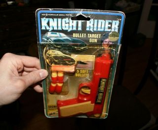 Vintage 1982 Knight Rider Target Shooting Plastic Toy With Packaging