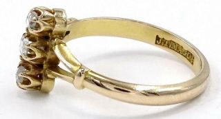 - Vintage HANDMADE 15ct Yellow Gold Diamond Ring - c1900 - VAL = $1,  600 5