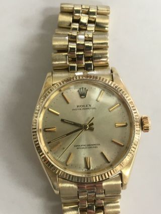 Rolex 1005 Oyster 14k From 1966