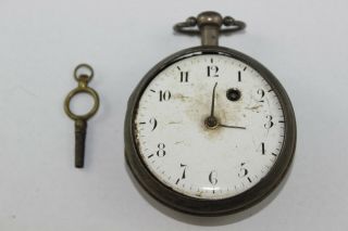 Vintage Key Wind Pocket Watch