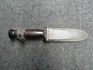 WWII US NAVY MARK 1 COMBAT/UTILITY KNIFE - CAMILLUS - - 2