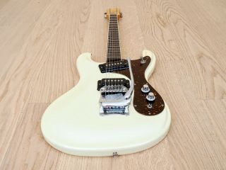 2000s Mosrite Ranger RG - 1966 Mark I Vintage Reissue Guitar Pearl White,  Japan 9