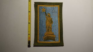 Extremely Rare Wwi 77th Division Statue Of Liberty - Liberty Loan Style Patch