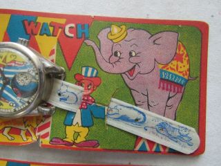 2 - Toy Circus Watches - Still on Cards / Great Graphics 3