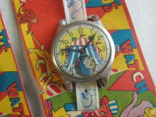 2 - Toy Circus Watches - Still on Cards / Great Graphics 4