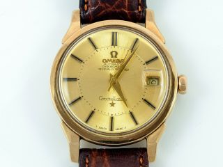 Omega Automatic Constellation Vintage Watch Cal.  565 18k Solid Gold