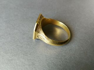 Old Antique Gold Ring,  18thc