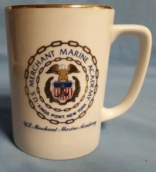 Vintage U.  S.  Merchant Marine Academy Coffee Mug - Kings Point York