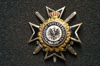 Prussian Honor Cross 1.  Class - 1914 - 1918 - Rare German Order - World War 1