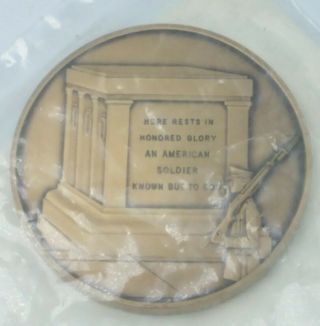 Arlington National Cemetery Medallion Coin Tomb Of The Unknown Soldier