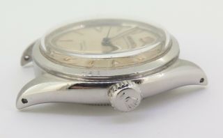 Vintage 1953 Rolex Oyster Perpetual Chronometer Mens Steel Wrist Watch 6084 N/R 3