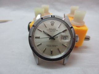 R0LEX Men ' s Oyster Perpetual Date 1501 Stainless Steel Engine - Turned Bezel Watch 2