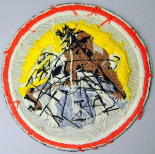 100th Fighter Squadron - 12th 15th AAF Air Force Jacket Patch Red Tails WWII 3