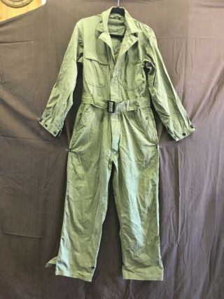 Vintage Ww2 Army Air Corp Flight Suit Herringbone Twill Special 1 Piece
