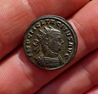 Ancient Roman Coin Antoninianus Tacitus 275/6ad Felicitas Ric135 3.  19g