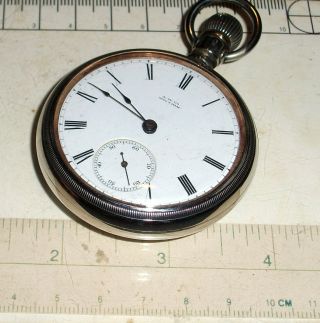 American Waltham Antique Pocket Watch Grade 18 Good Runner Model 1883 Circa 1901