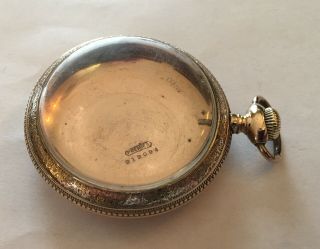Antique Ornate Premier Gold Filled 18s Pw Ps Open Face Pocket Watch Case