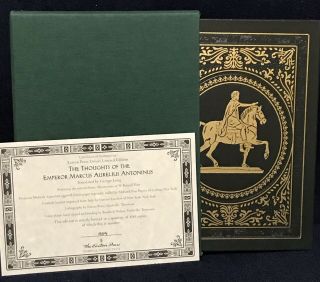 454/500 Meditations Of Marcus Aurelius Easton Press Slipcase Stoic Roman Empire