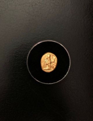 Ancient Solid Gold Coin Daric Achaemenid Empire 420 - 375 BC 5